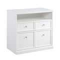 4 Drawer White Storage Cabinet N84306