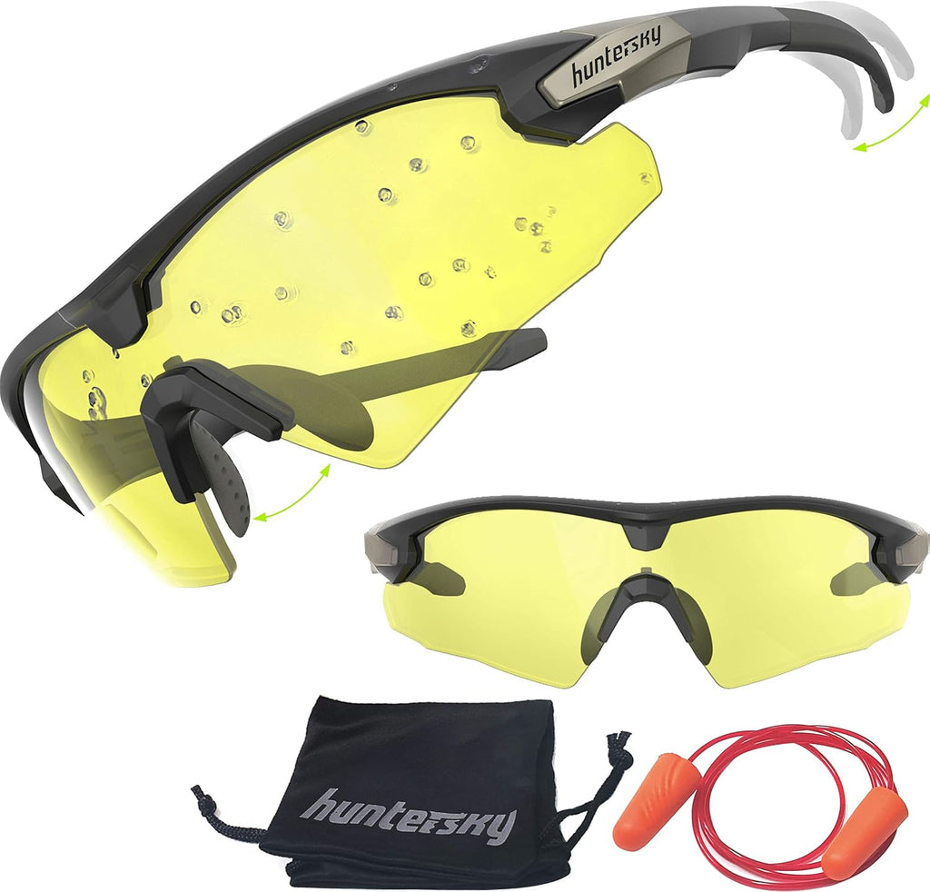 Tactical Shooting Glasses Ballistic Impact Protection Pack of 2 J314