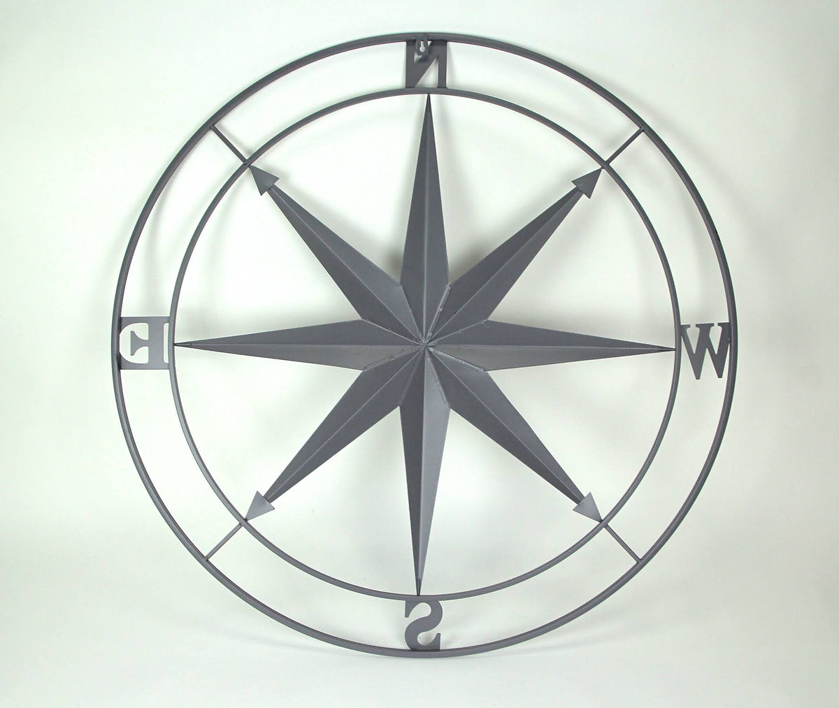 Metal Compass Rose Wall Hanging 36 in. Y7221