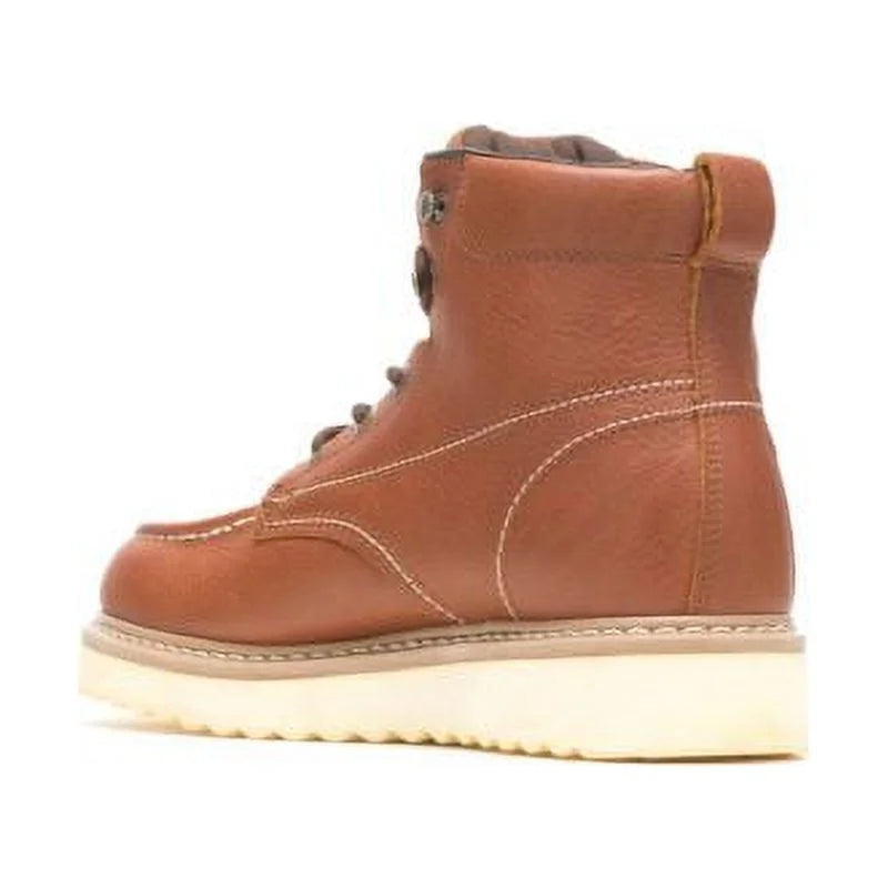 Tan 6" Moc-Toe Steel-Toe Work Boot S934