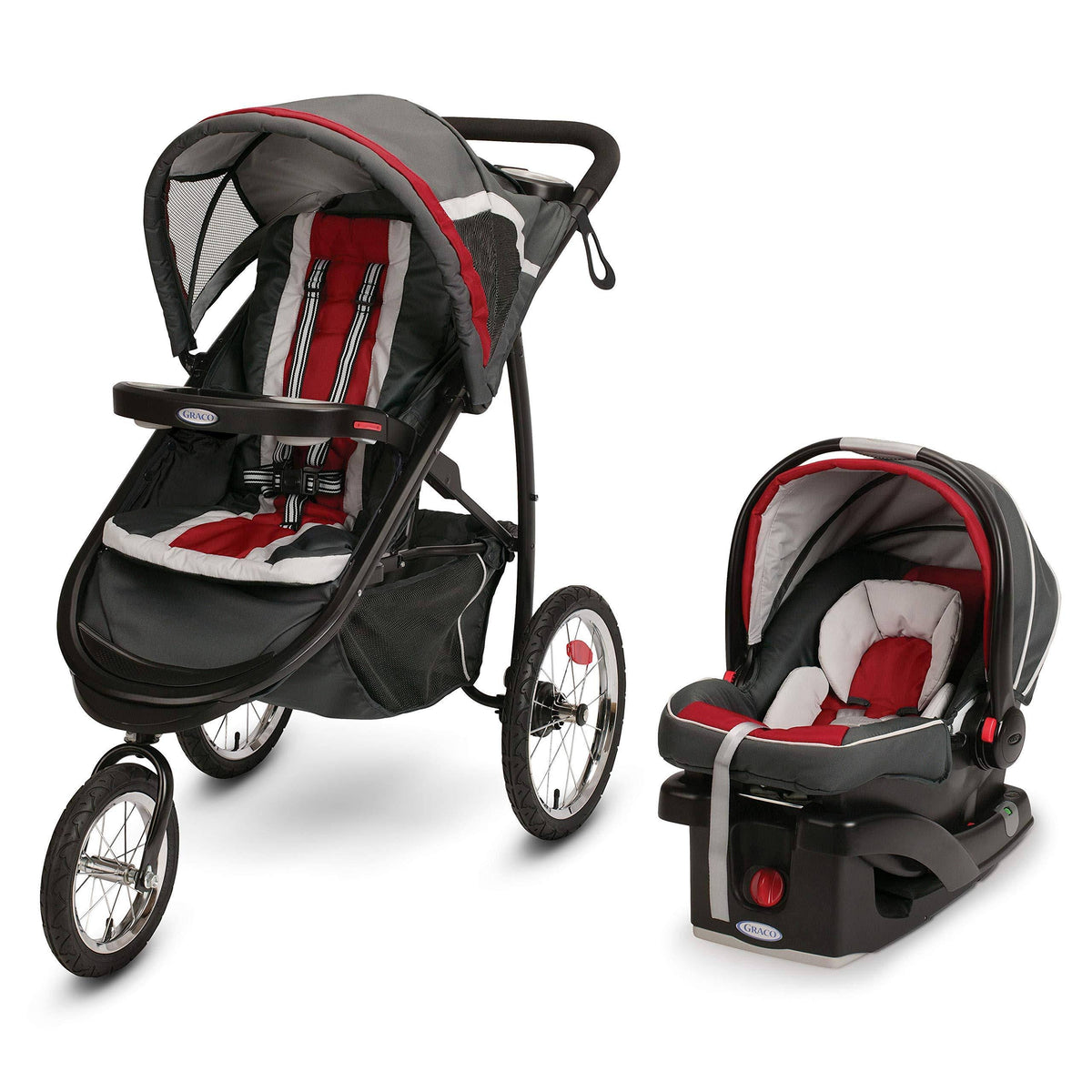 Chili Red Black Travel System U6694