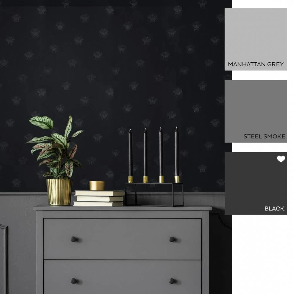 Black Wallpaper L5819