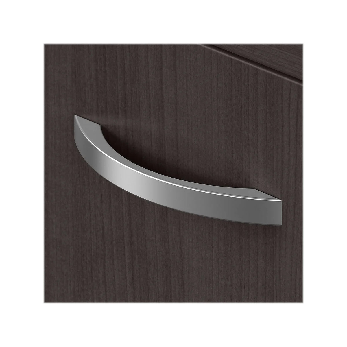 Storm Gray Storage Cabinet with Doors and Shelves W130535