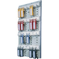 Key Rack, 24-Tag Capacity, Gray Plastic I73763