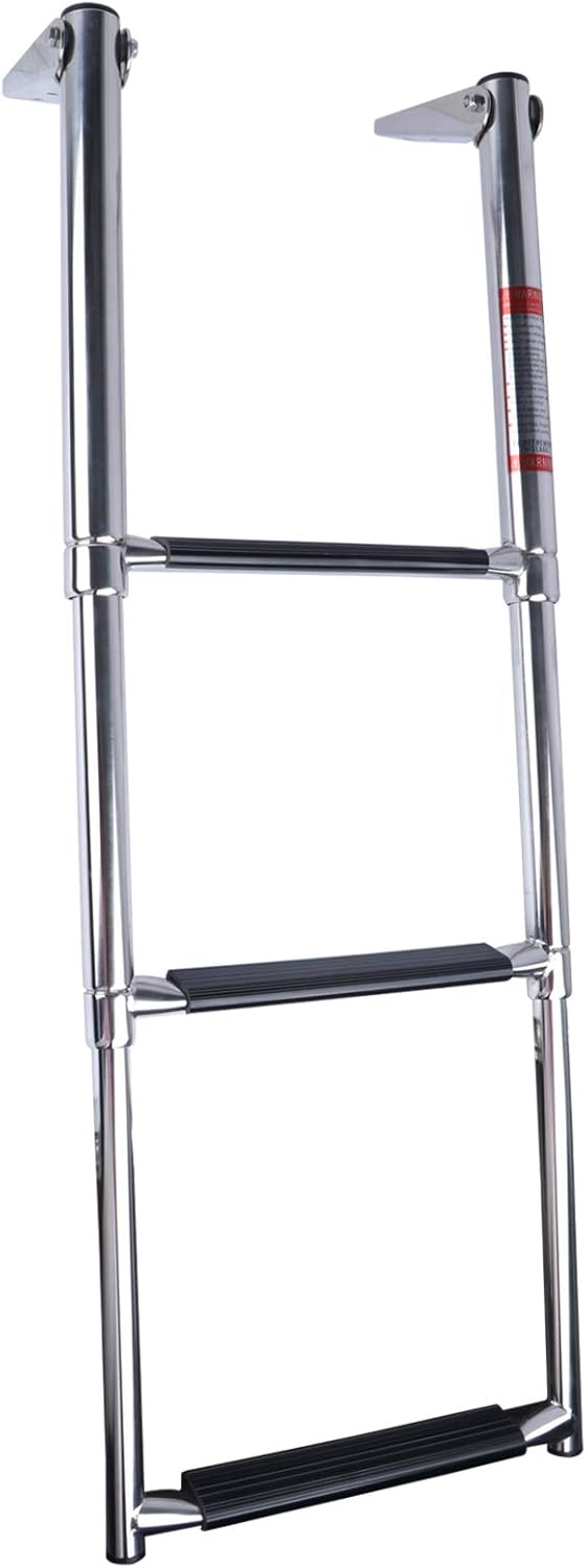3 Step Folding Stainless Steel Swim Ladder, Pack of 2 X72130