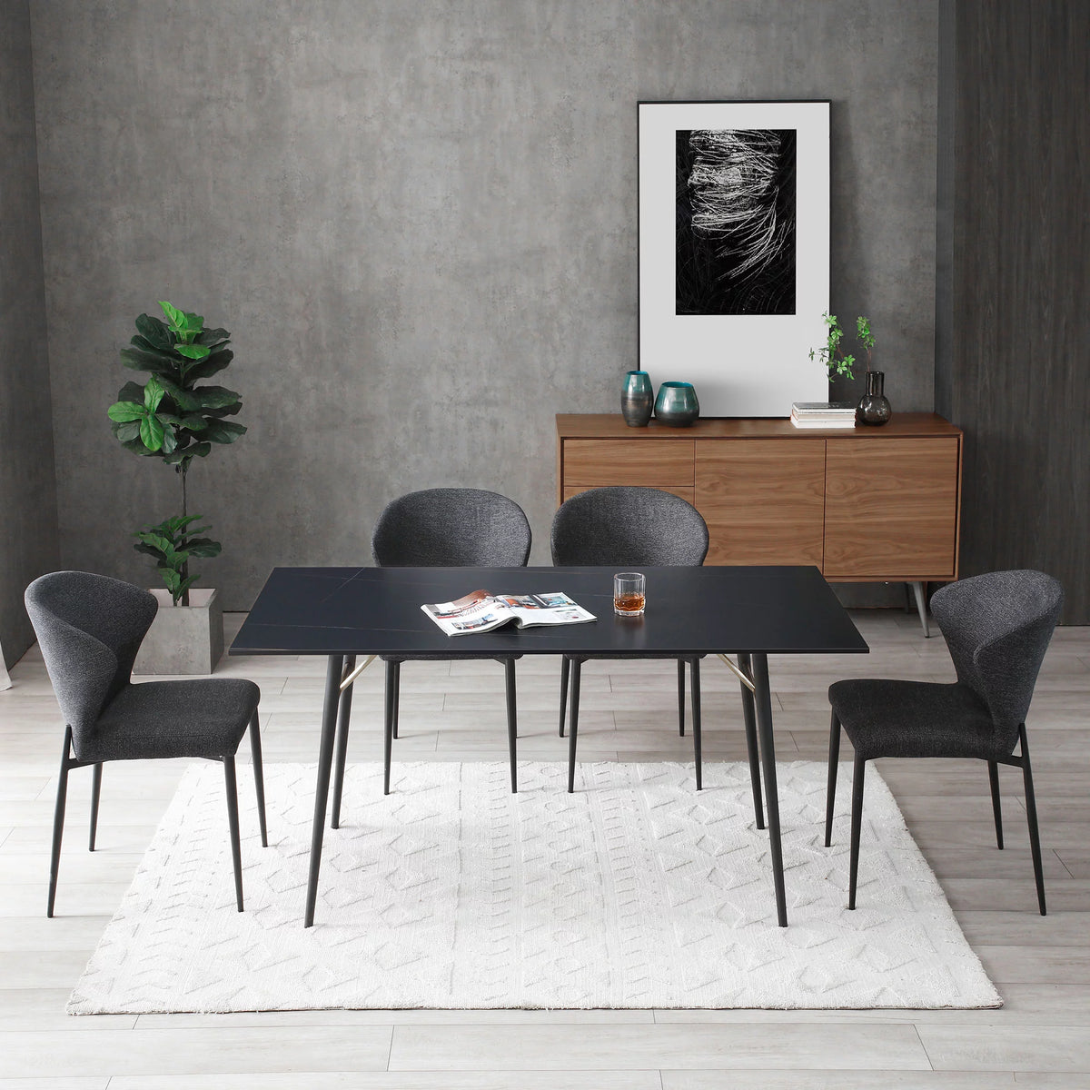 Sintered Stone Dining Table 62 inch M107
