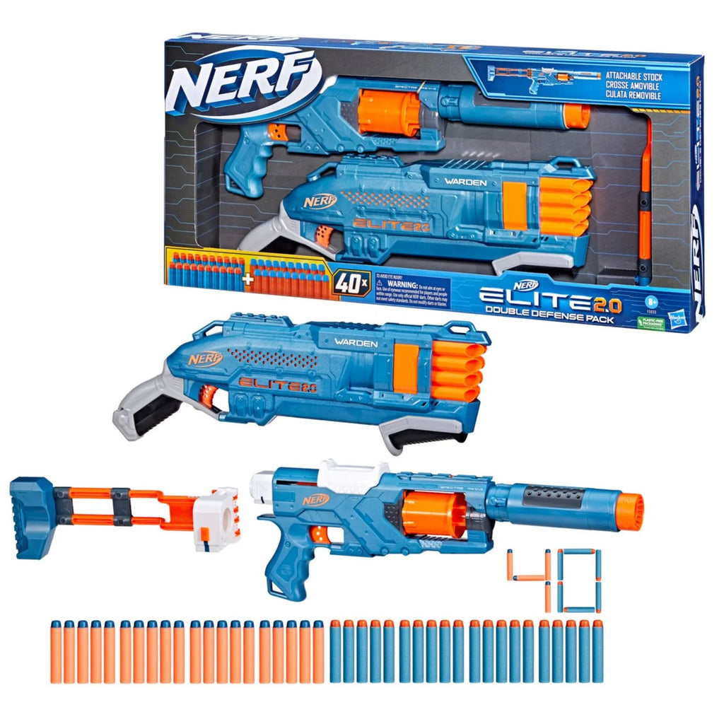 Elite 2.0 Double Defense Pack Blasters and Darts Set V978900