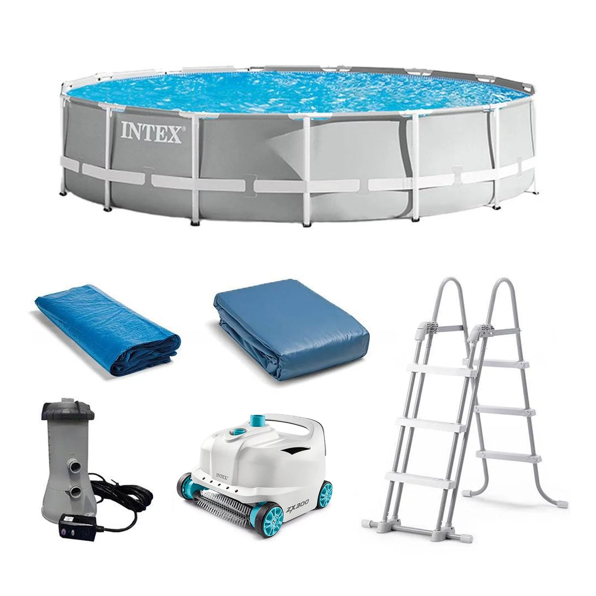 15ft x 42in Prism Frame Above Ground Swimming Pool Set G904289
