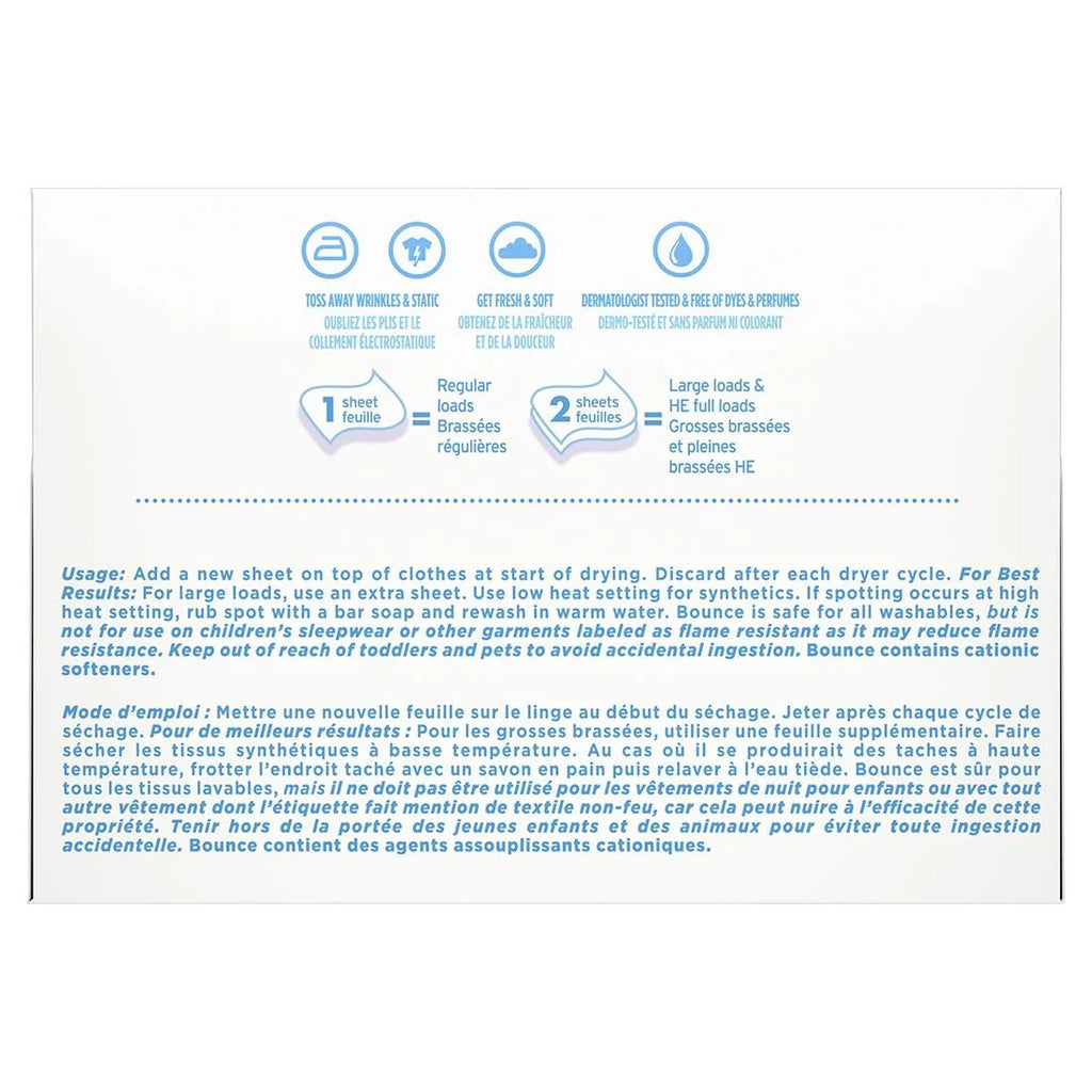 Unscented Dryer Sheets, 320 ct. E182648