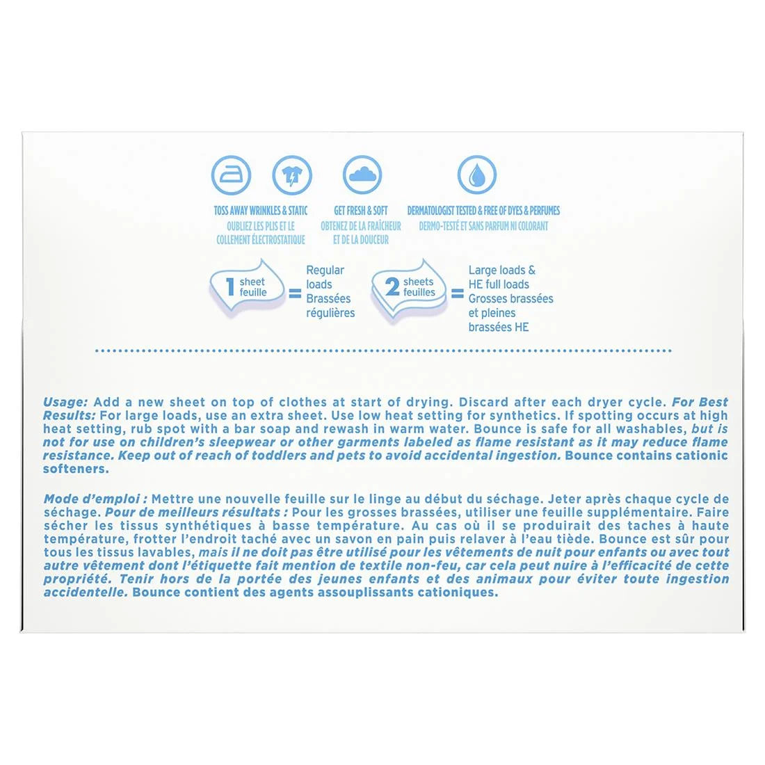 Unscented Dryer Sheets, 320 ct. E182648