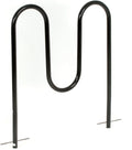 Black Below Ground Mount 5-Bike Capacity Bike Rack D510440