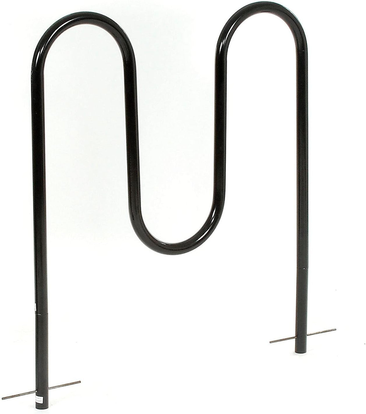 Black Below Ground Mount 5-Bike Capacity Bike Rack D510440