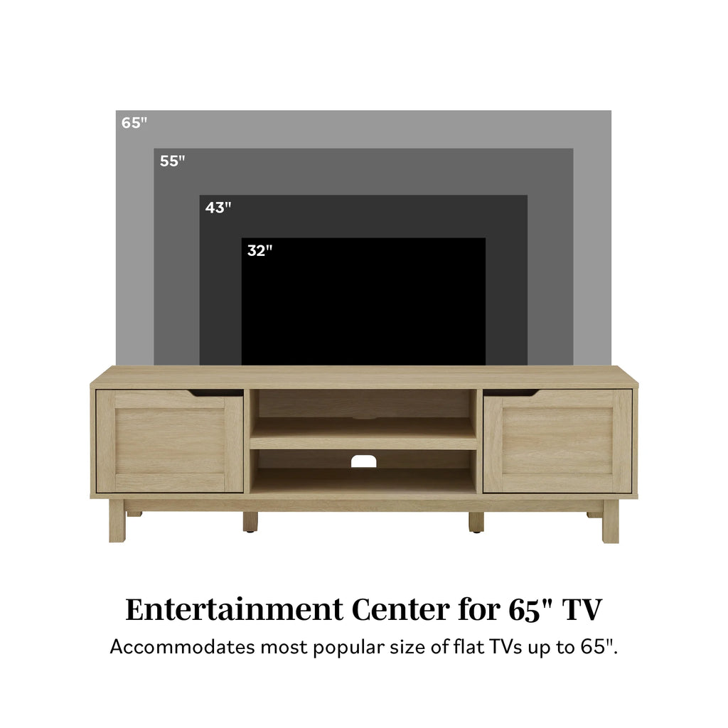 Contemporary 2-Door TV Stand E532651