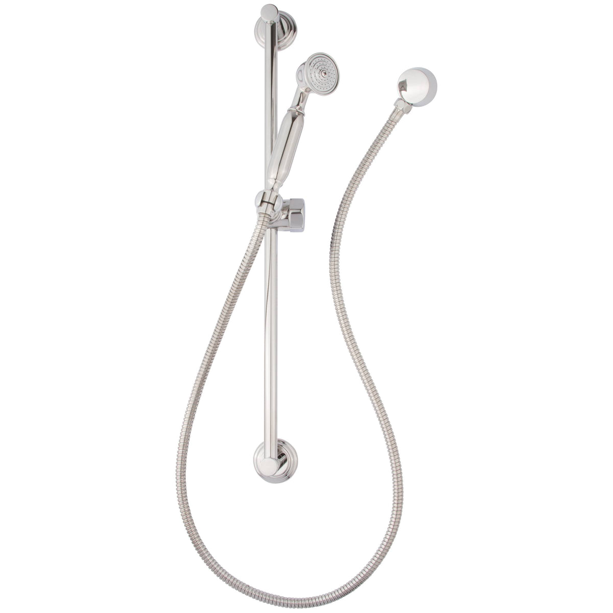 Matte White Handshower with Slide Bar Y57756