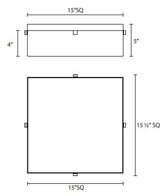 Satin Nickel LED Surface Mount O5705