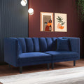 Velvet Futon Sofa Bed X9329