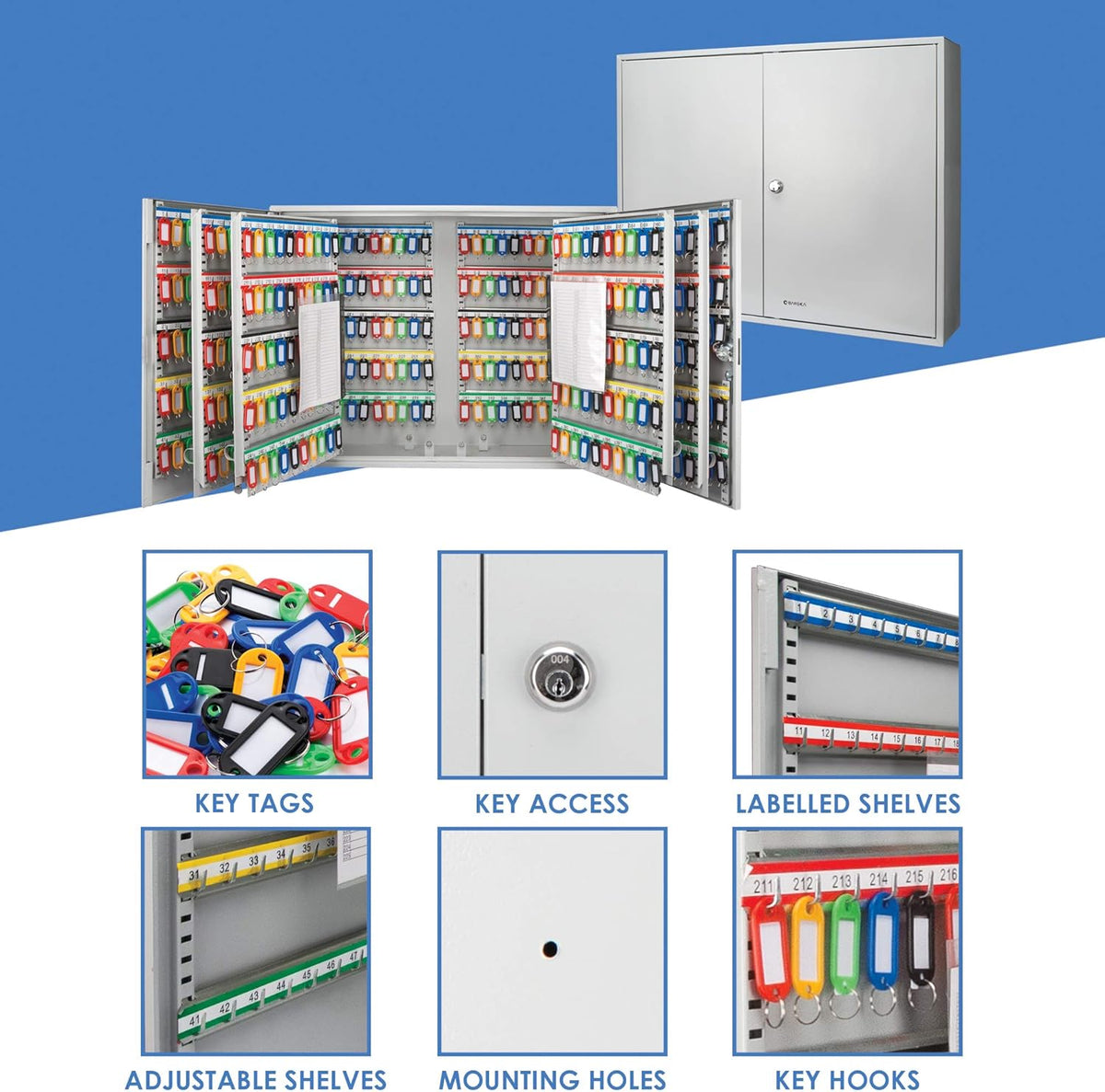 600 Position Key Cabinet with Key Lock D43349
