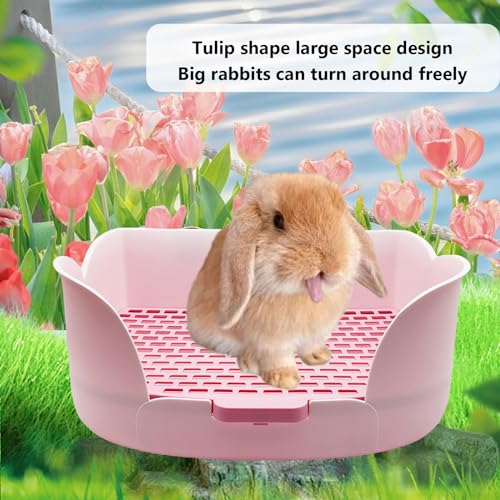 Rabbit Litter Box Corner Litter Bedding Box W956