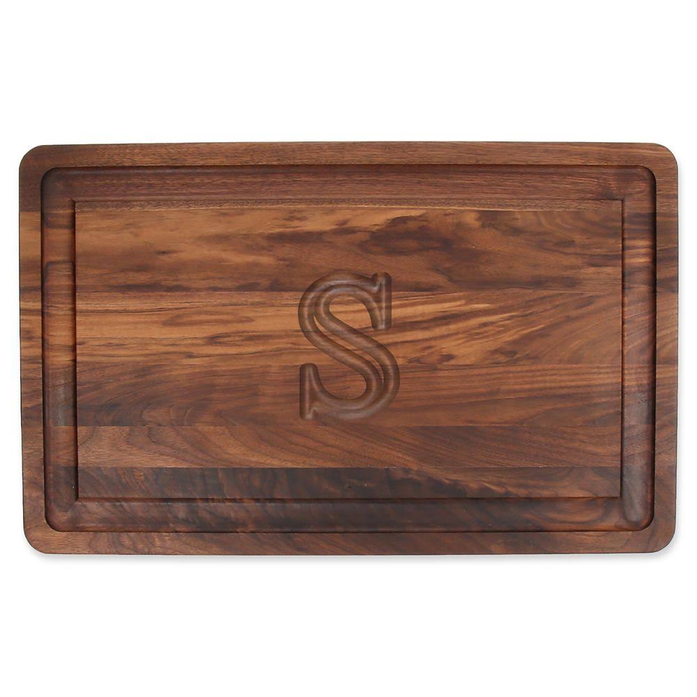 15-inch by 24-Inch by 1.25-Inch Walnut Carving Board I9154