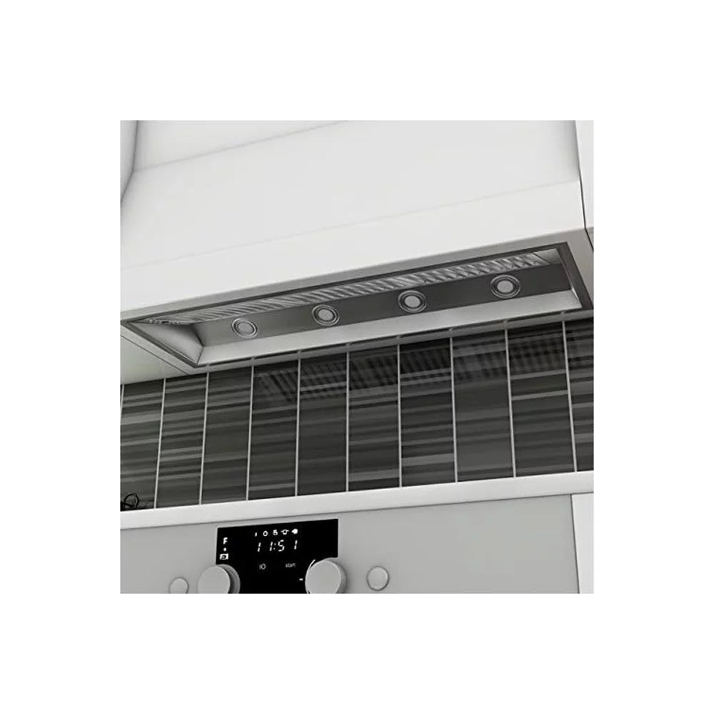 46 Inch Stainless Steel Range Hood Insert with LED Lighting M772
