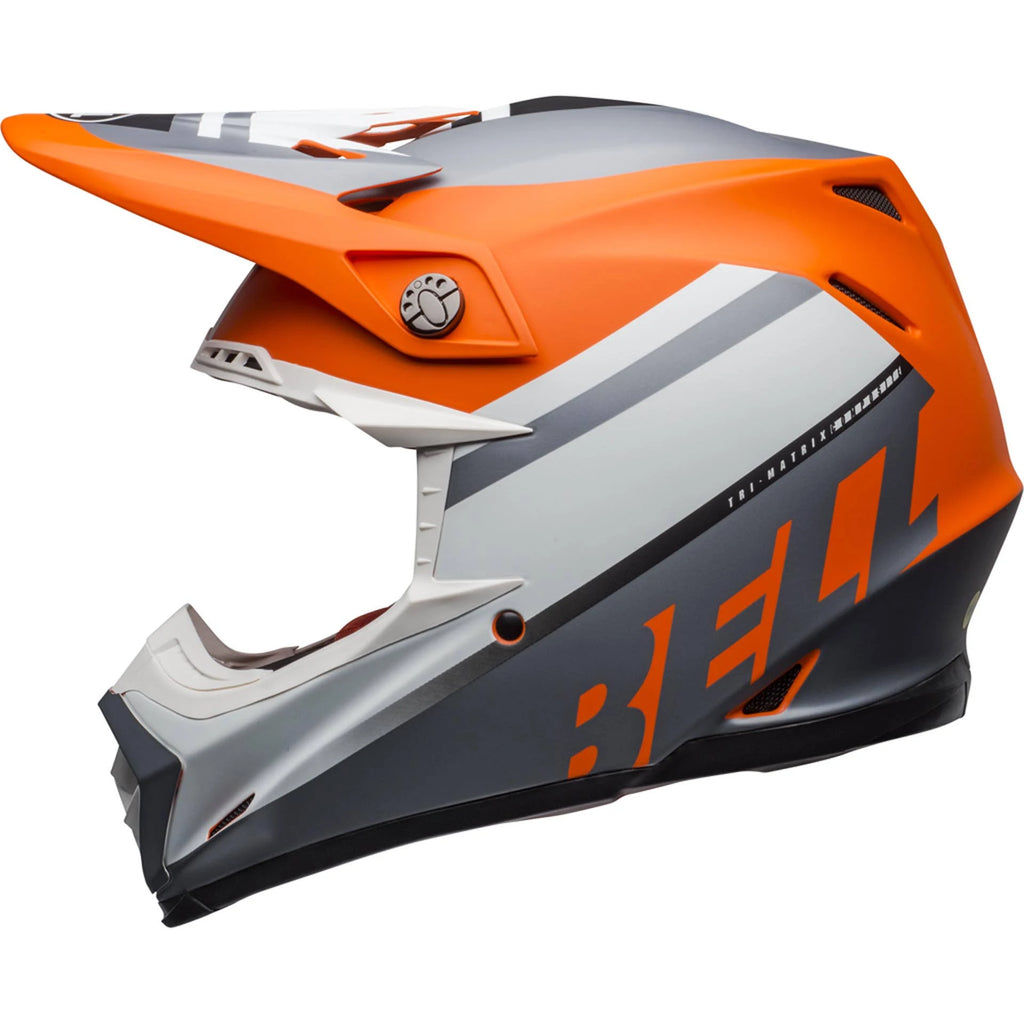 Orange/Black/Gray Moto-9 MIPS Helmet R1548
