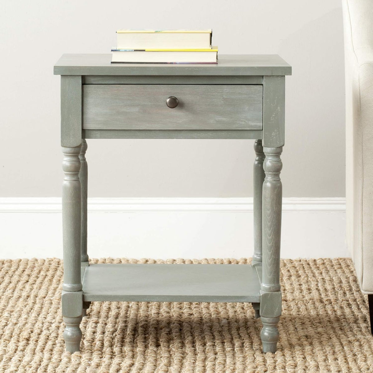 Ash Grey Accent Table S886413