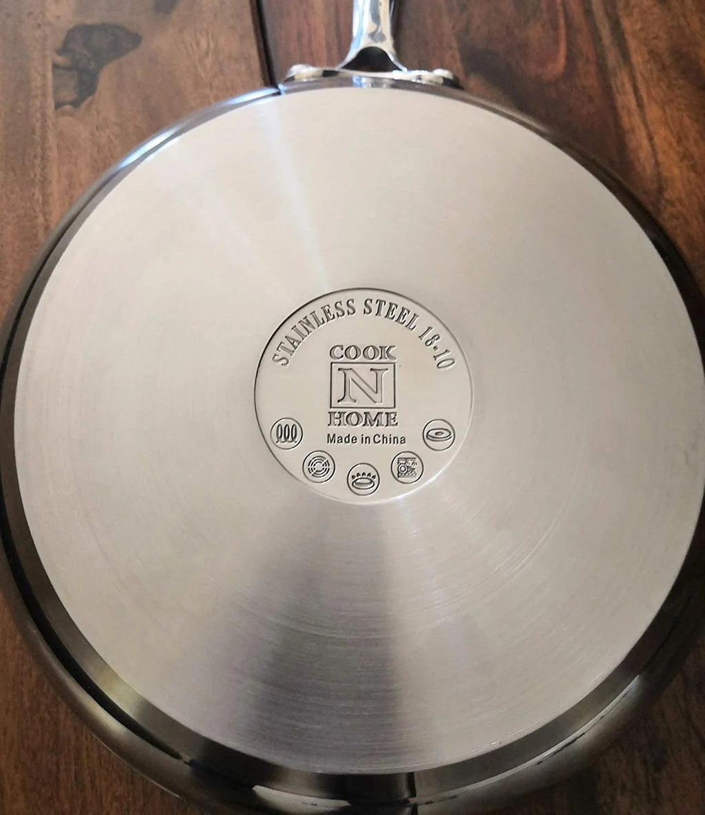 8-Piece Stainless Steel Induction Cookware Set F763