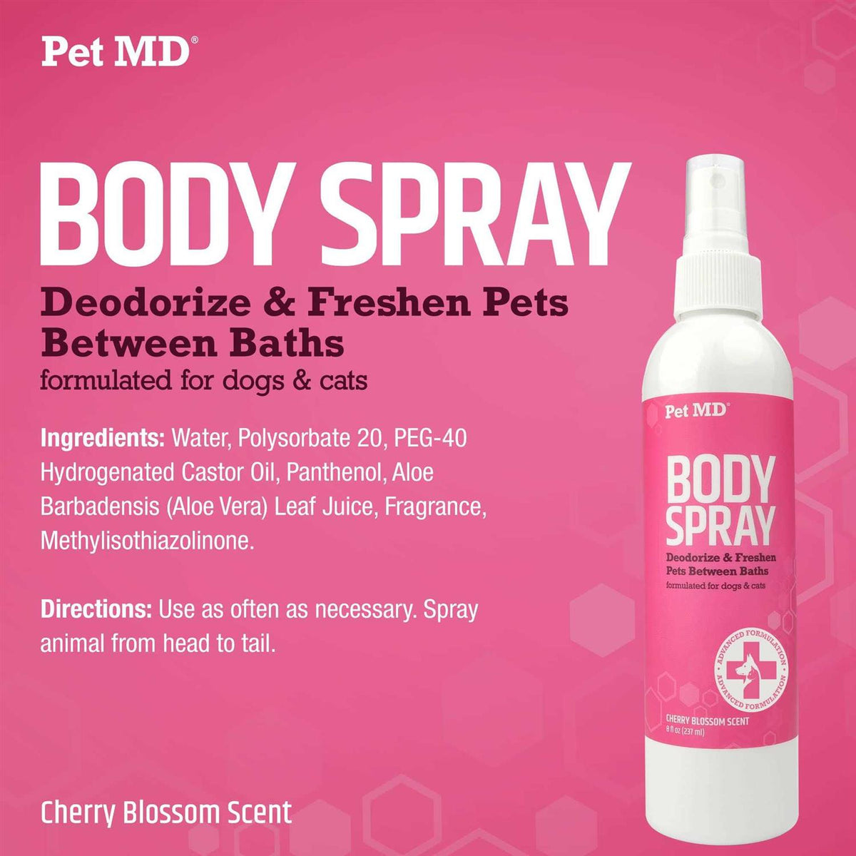 Deodorizing Cat & Dog Body Spray H489