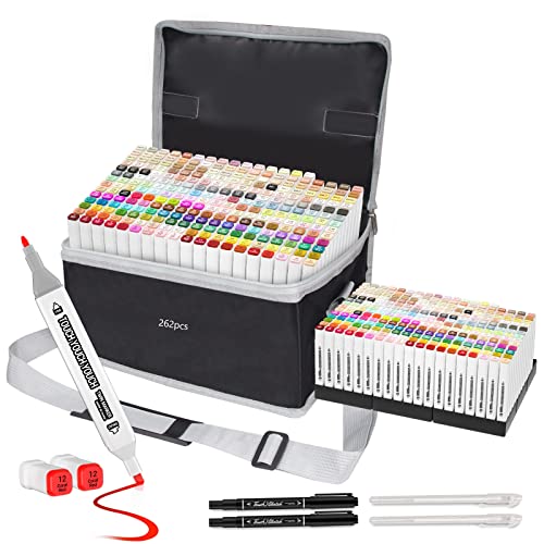 120 Colors Dual Tip Alcohol Based Art Markers F1041