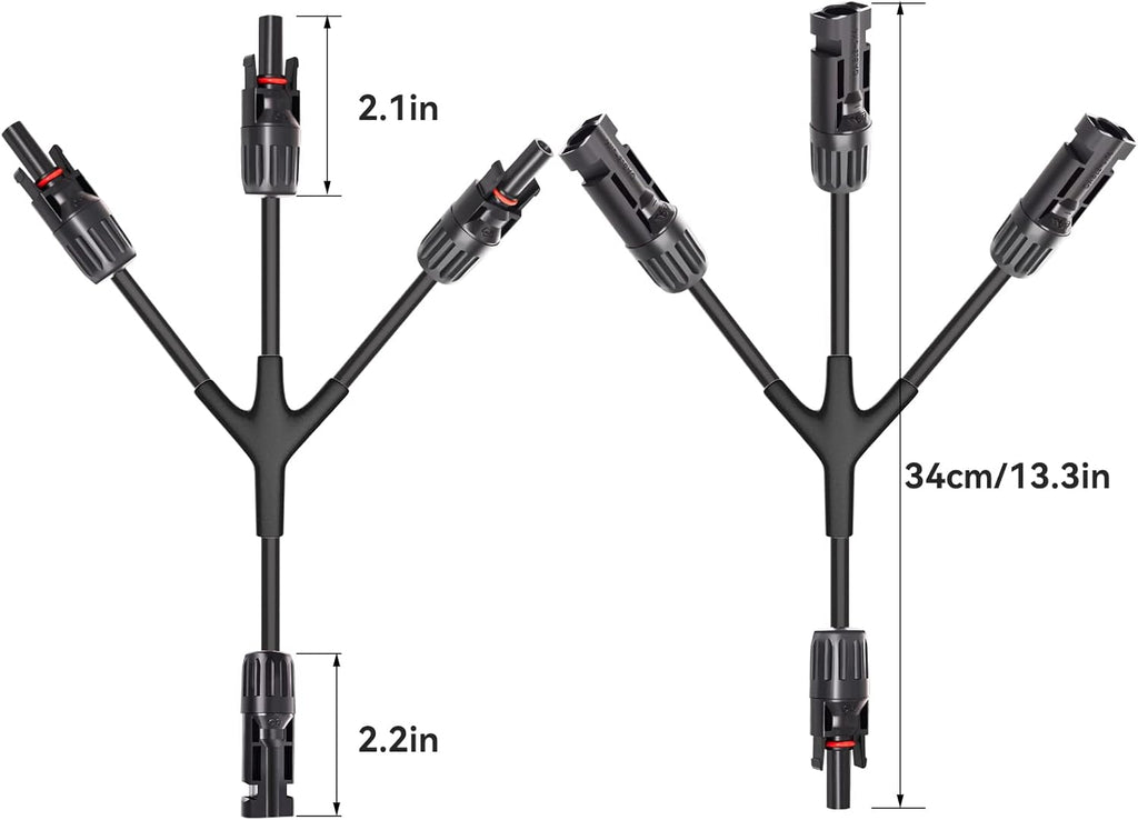 1 Pair Solar Panel Parallel Adapter T633