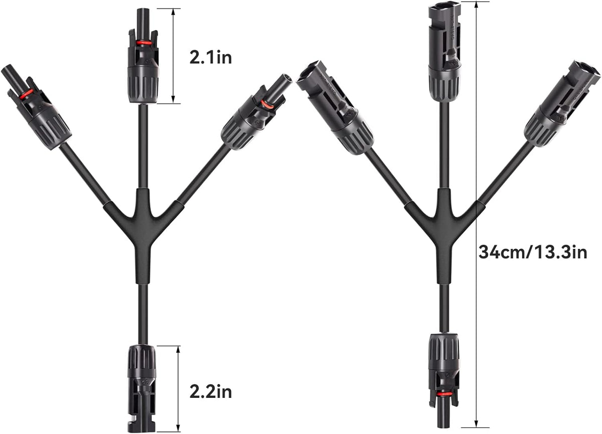 1 Pair Solar Panel Parallel Adapter T633