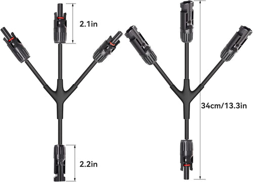 1 Pair Solar Panel Parallel Adapter T633