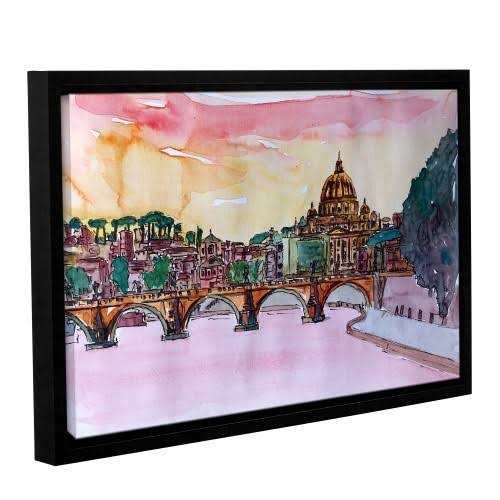 Sunset on River Tiber with St.Peter O23449