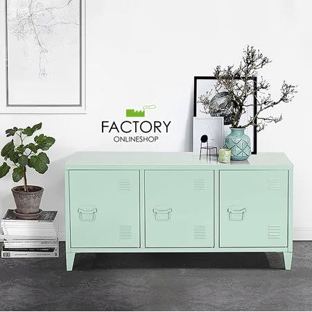 Green Metal Storage Cabinet W109