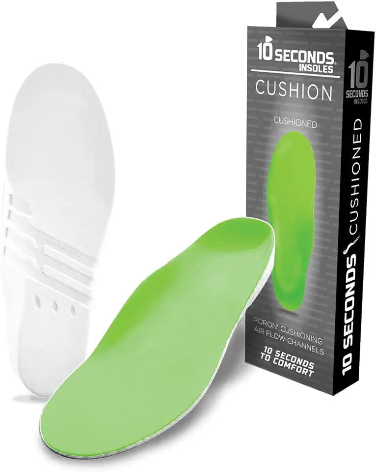 Green Cushion Insoles, 1 Pair Z385611