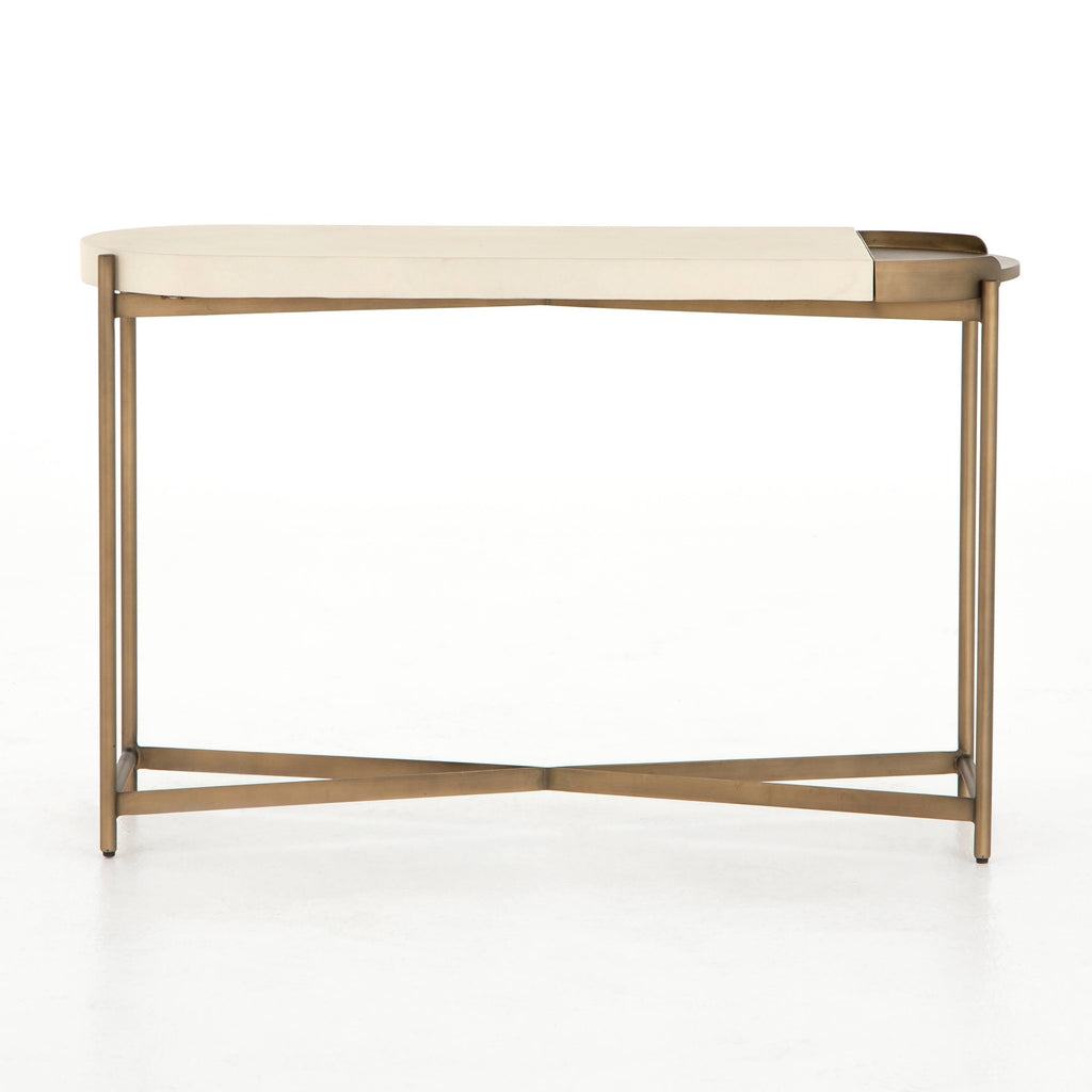 Parchment White Console Table I71563