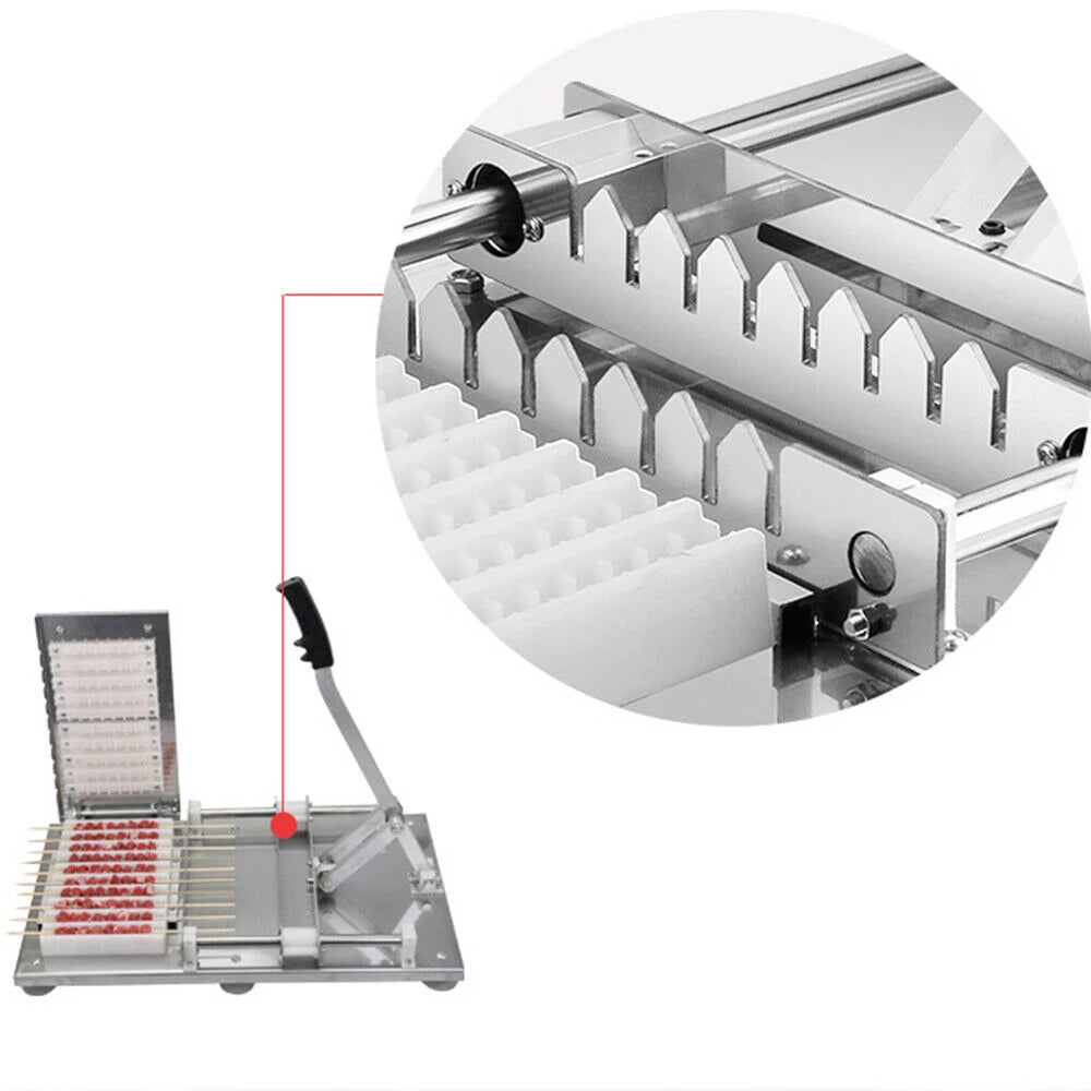 Stainless Steel Manual Skewer Making Machine 10pcs/Batch R88825