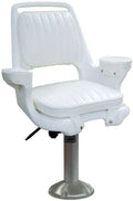 Chair with Fixed Height Pedestal and Seat Slide S165