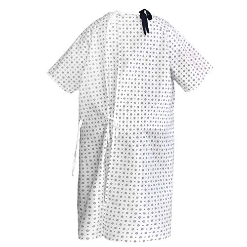 Unisex Patient Gown with Back Ties S692