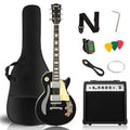 Electric Guitar Beginner Kit with 20W Amp, Solid Body, Mahogany Wood T612