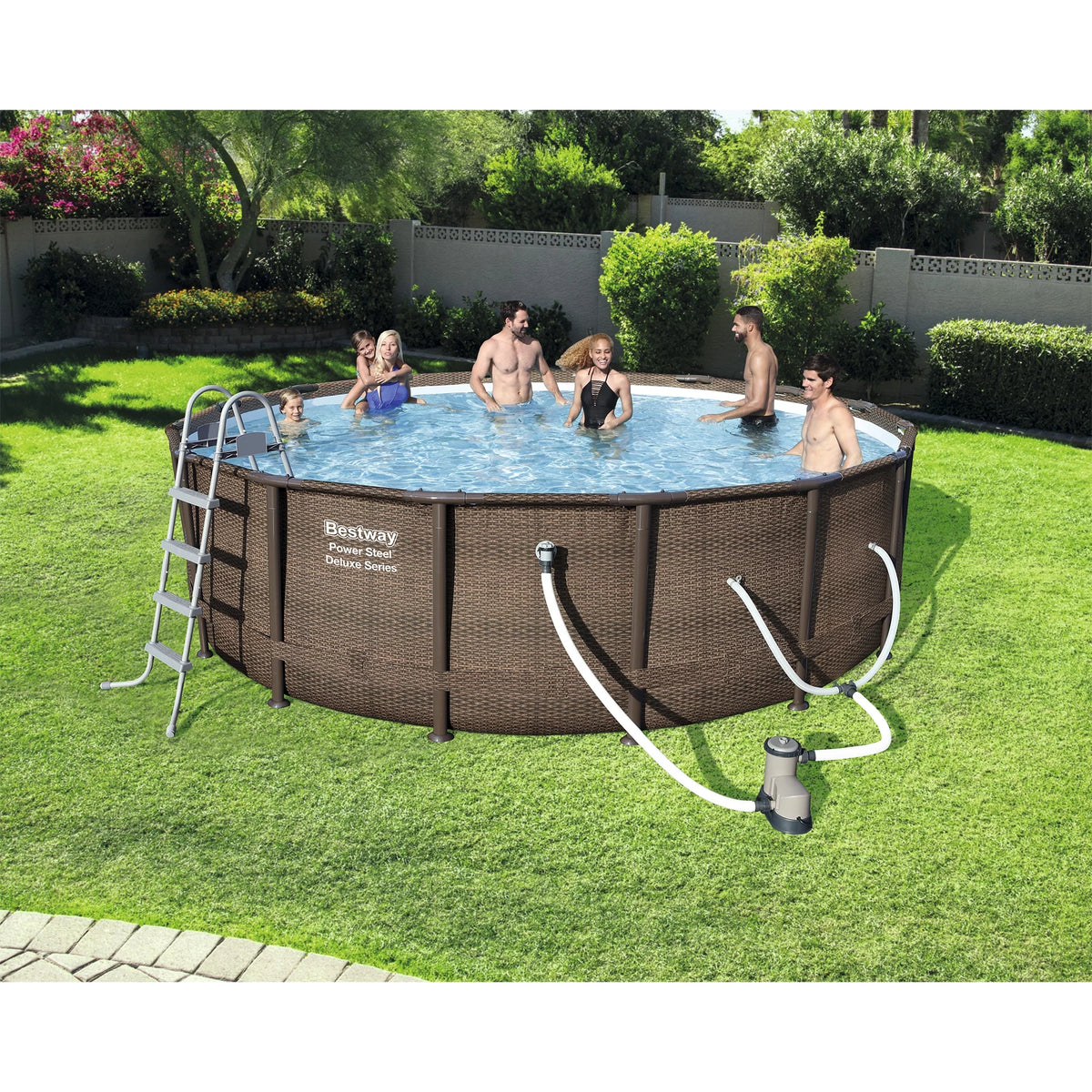 14' x 42 Round Above Ground Swimming Pool Set N931901