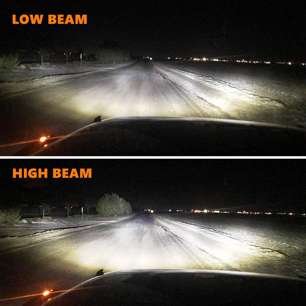 5x7 LED Headlight 87W Sealed Beam Halo Angel Eyes DRL, Pack of 2 E326290