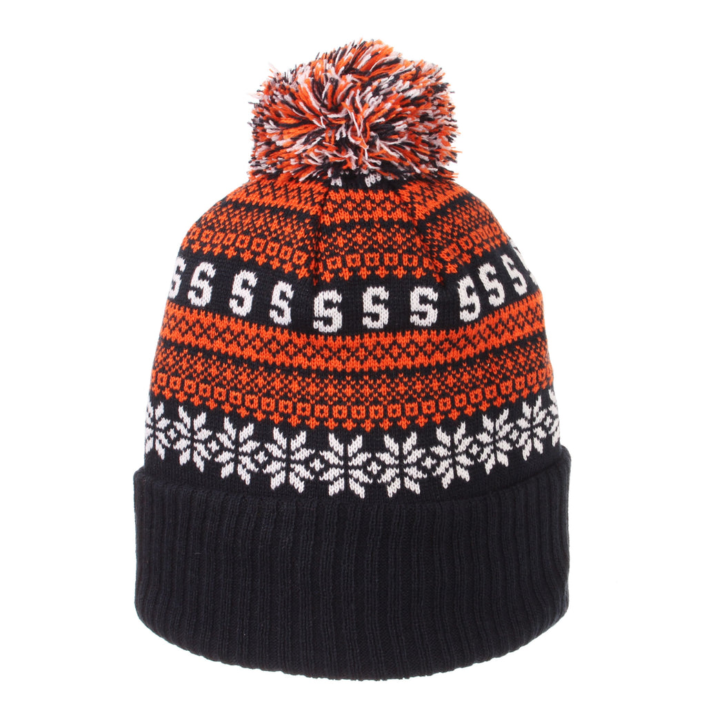 NCAA Carousel Cuffed Knit Beanie Sock Hat Zephyr I1724