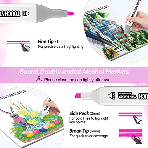 120 Colors Dual Tip Alcohol Based Art Markers F1041