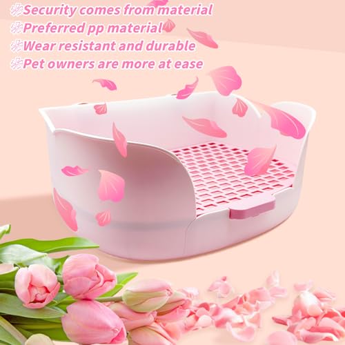 Rabbit Litter Box Corner Litter Bedding Box W956