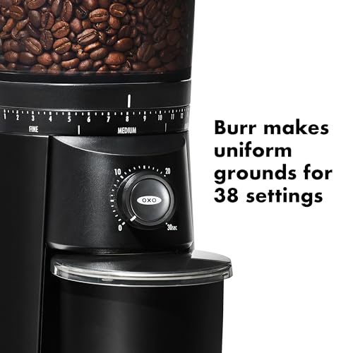Matte Black Conical Burr Coffee Grinder K64570