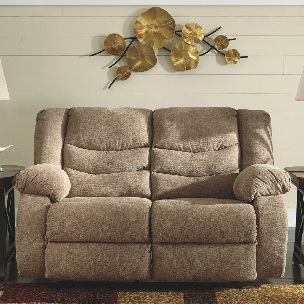 Mocha Reclining Loveseat P335