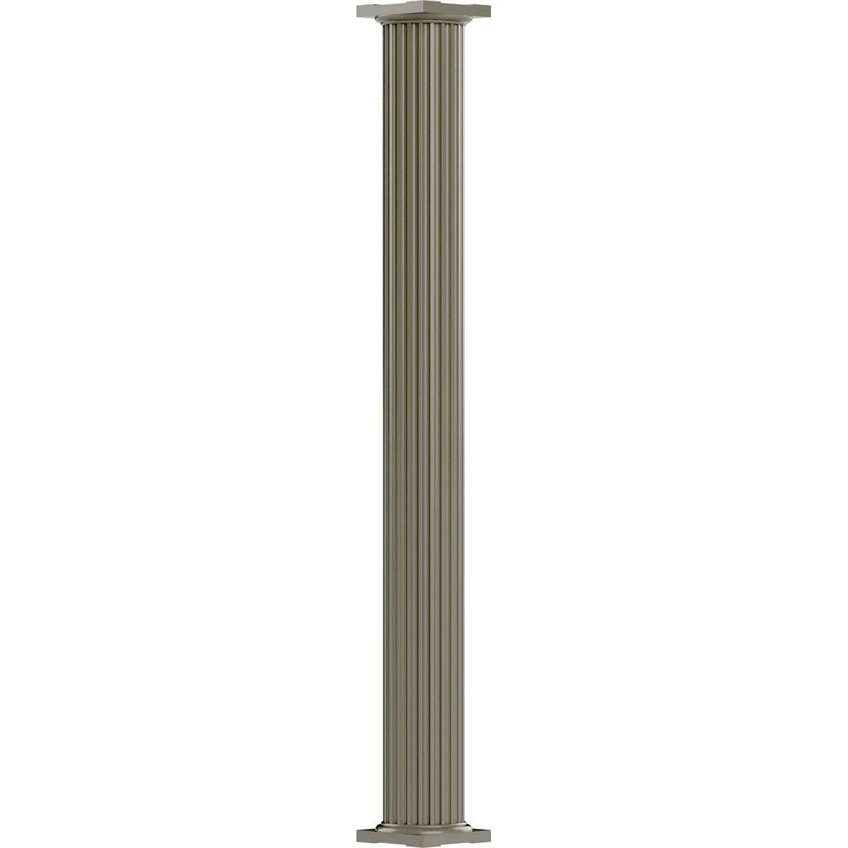 Round Non-Tapered Fluted Aluminum Column W839980