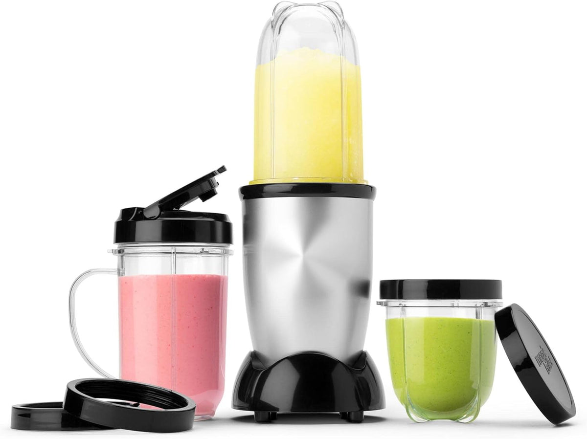11 Piece Personal Blender Silver Black I36104