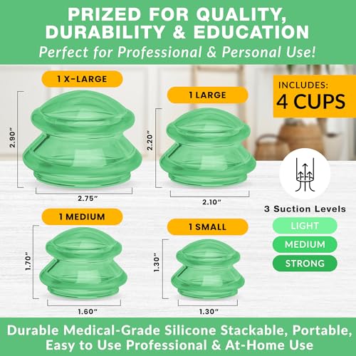 Blue Silicone Cupping Set, 4 Piece Q157784